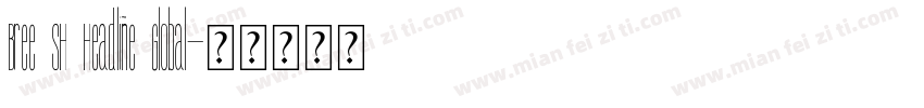Bree SH Headline Global字体转换